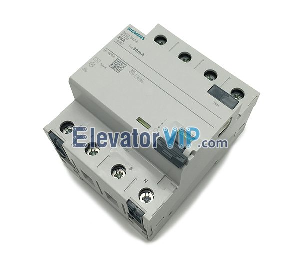 Siemens Residual Current Circuit Breaker, 5SV3342-6, Elevator Breaker