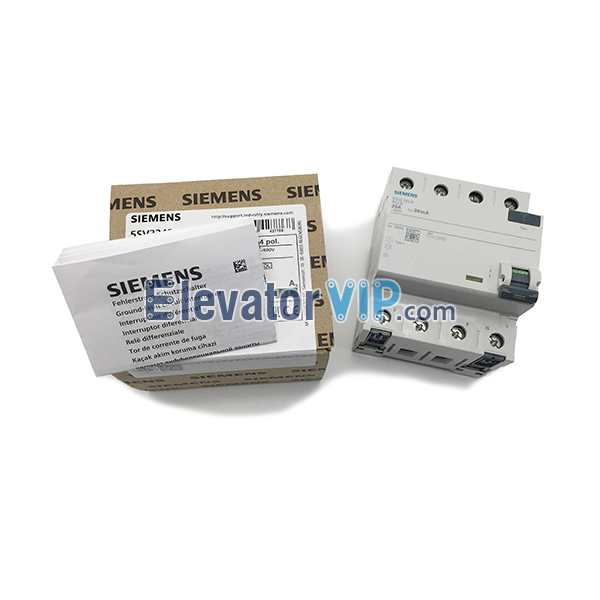 Siemens Residual Current Circuit Breaker, 5SV3342-6, Elevator Breaker