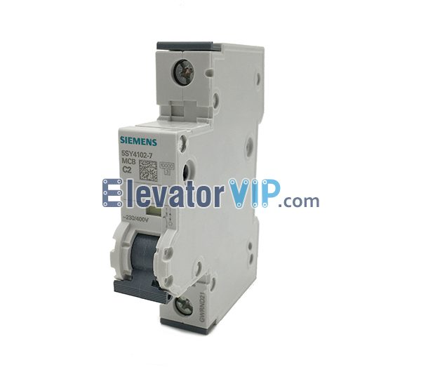 SIEMENS Miniature Circuit Breaker, Elevator Breaker, 5SY4102-7