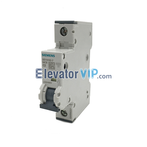 SIEMENS Miniature Circuit Breaker, Elevator Breaker, 5SY4102-7