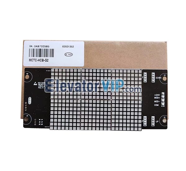Monarch Elevator LOP Display Board, Monarch Elevator HOP Indicator PCB, MCTC-HCB-G2, MCTC-HCB-G1
