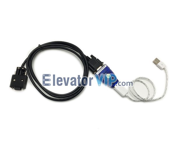 Fujitec Elevator PMC Debugging Data Cable, Fujitec Elevator PMC Software USB Programming Connection Cable, Fujitec Elevator PC Adapter Cable, Fujitec PMC V2.0 Cable