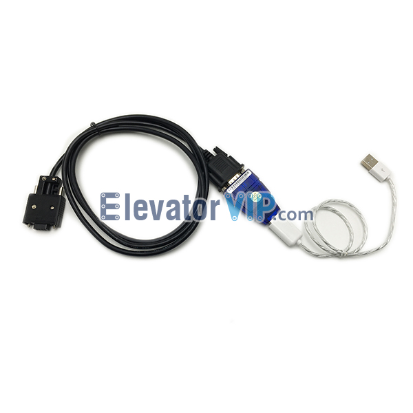 Fujitec Elevator PMC Debugging Data Cable, Fujitec Elevator PMC Software USB Programming Connection Cable, Fujitec Elevator PC Adapter Cable, Fujitec PMC V2.0 Cable