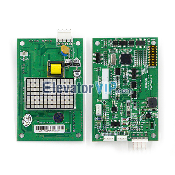 Hitachi MCA Elevator HOP LOP Display Board, BX-SCL-C3, 65000105-V20, 65000105-V21, 65000105-V22