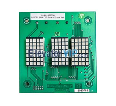 ThyssenKrupp Elevator Cabin Display Board, CIU1-E3.0