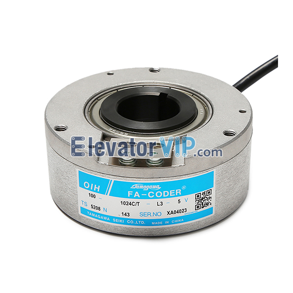 ThyssenKrupp Elevator Rotary Encoder, Tamagawa Elevator Encoder, OIH100-1024C/T-L3-5V, TS5208N143