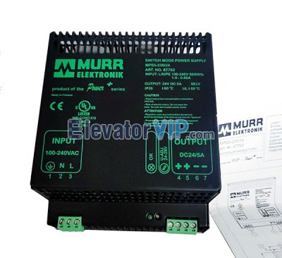 KONE Elevator Power Supply, KM280783, PS5-230/24