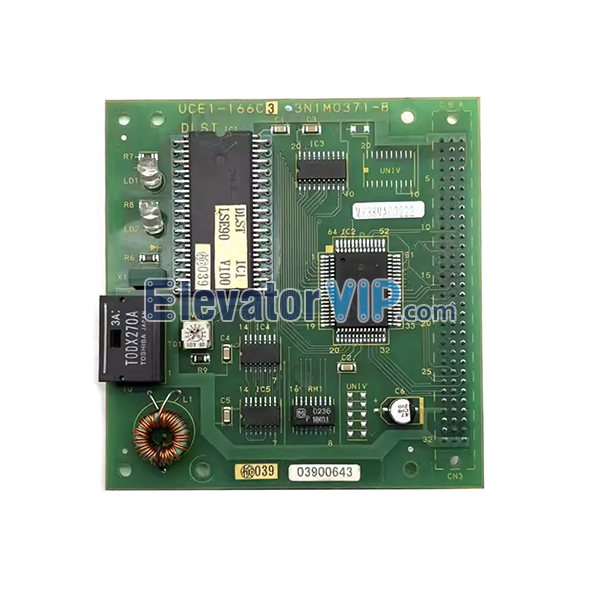 Toshiba CV100 Elevator Board, UCE1-166C2, UCE1-166C3, 3N1M0371-B