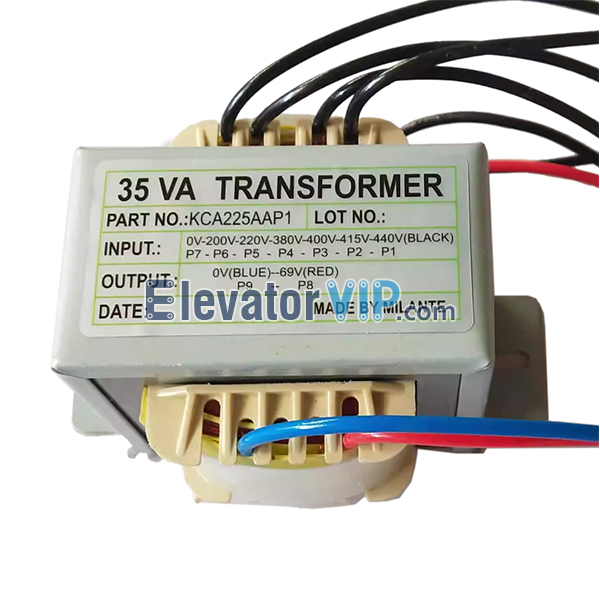 Otis Elevator Transformer, KCA225AAP1, KDA225AAP1