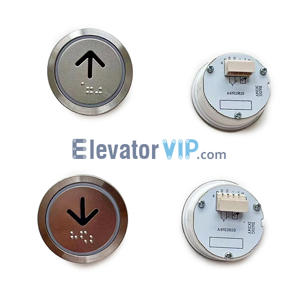 Elevator Push Button, A4N119119, A4J119118