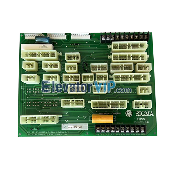 Sigma Elevator CONN Car Top Interface Board, DEK3X03510