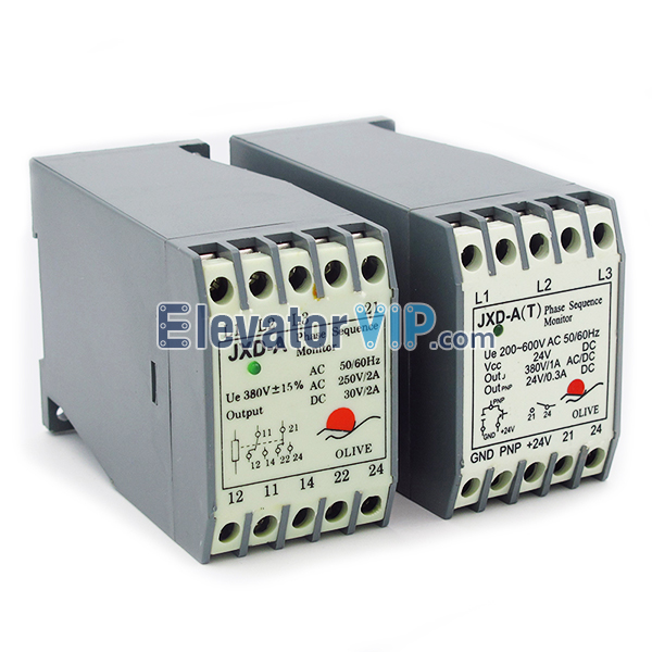 Phase Sequence Monitor, Elevator Phase Sequence Monitor, Elevator Relay, Cheap Relay, JXD-A(T), JXDAT, High Quality Phase Sequence Monitor, Phase Sequence Monitor Factory Price