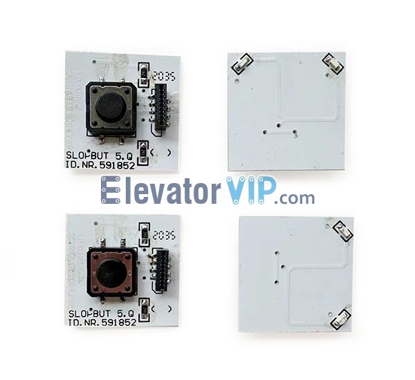 3300 Elevator LOP HOP Push Button, ID.NR.591852, SLOPBUT 5.Q