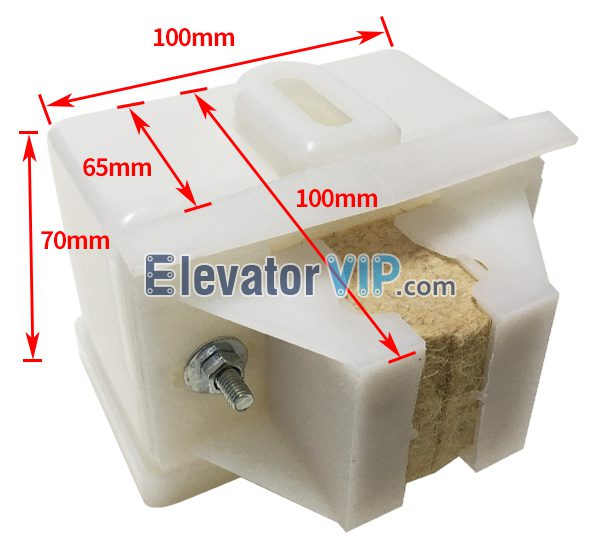 Elevator Lubricator, Lift Rail Oiler, Elevator Lubricator Pad, Elevator Square Felt Block for Oil Cup, Elevator Guide Rail Oiler, OTIS Elevator Guide Rail Lubricator, KONE Lift Guide Rail Oiler, Mitsubishi Rail Lubricator, Elevator Rail Lubricator Manufacturer, Cheap Lift Rail Oiler for Sale