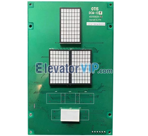 Otis Elevator Display Board, Sigma Elevator Indicator PCB, DCM-135, AEG13C625*B