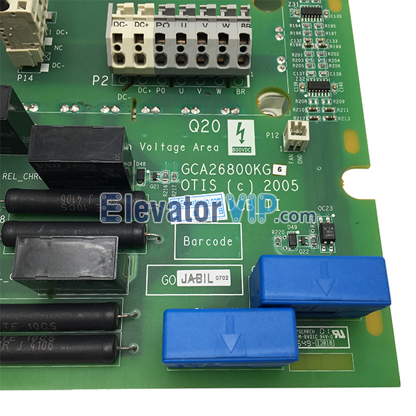 Otis Elevator OVF20CR Inverter Drive Board, Otis Elevator DCB_II PCB, GCA26800KG6, GDA26800KG6