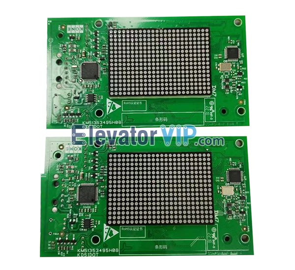 KONE Elevator Display Board, KM51353495H08, KM51353495H05, KM51353494G21, KM51353494G22, KM51353494G23