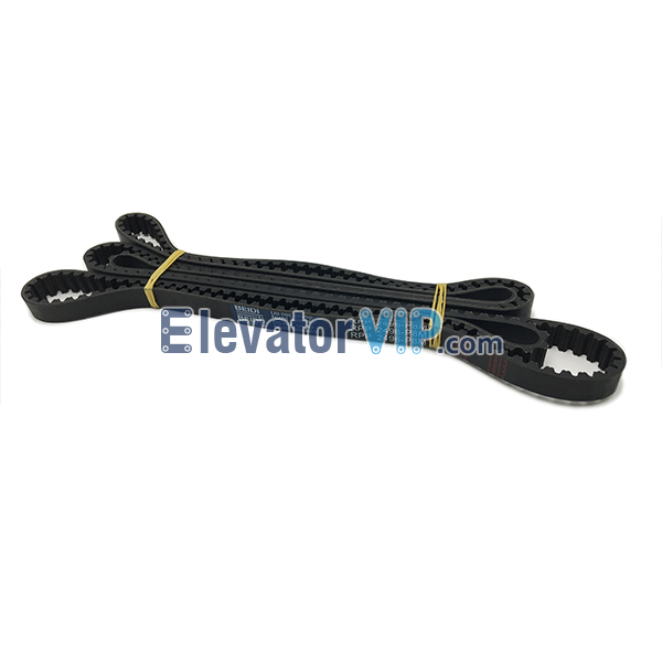 Fujitec Elevator Door Motor Belt, Fujitec Door Motor Drive V-Belt, Fujitec Elevator Door Rubber Timing Belt, RPP2496-P8M