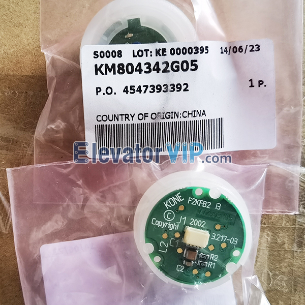 KONE Elevator Landing Push Button Base, KM804342G05, F2KFB2 i3