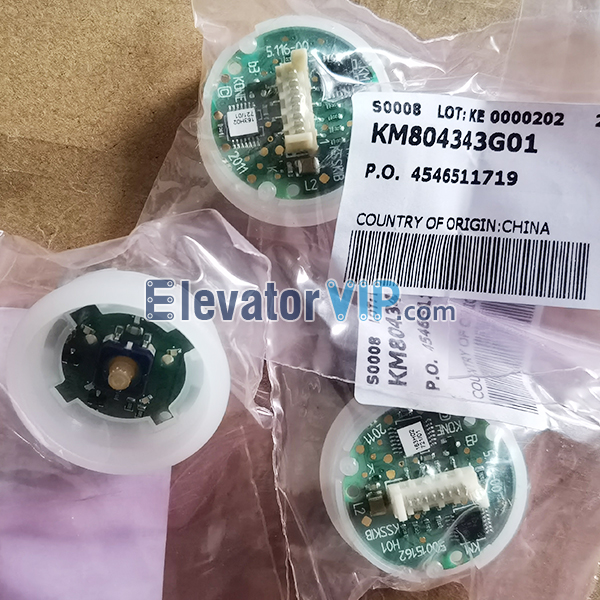 KONE Elevator Landing Push Button Base, KM804343G01, 50015162H01