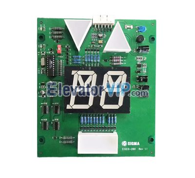 Sigma Elevator COP Display Board, EiSEG-260