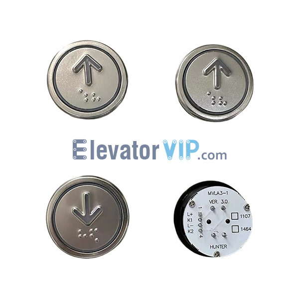 Elevator Push Button, MVLA3-1, MVLA2-1, A4N49714, A4N83542