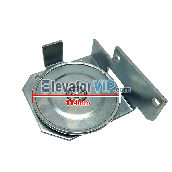 KONE Elevator AMD Door Rope Pulley, KM601091G01, KM601091G02