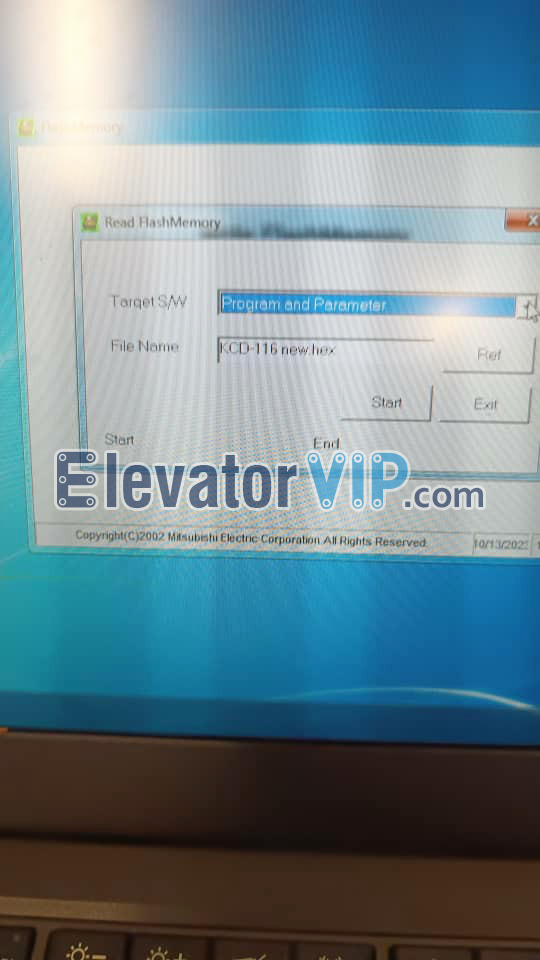 Mitsubishi Nexway Elevator Debug Tool, Mitsubishi Elevator MC Card, KCD-1161D, Flash Memory 4.0, Reading and Writing Program and Parameters of Mitsubishi Elevator Board