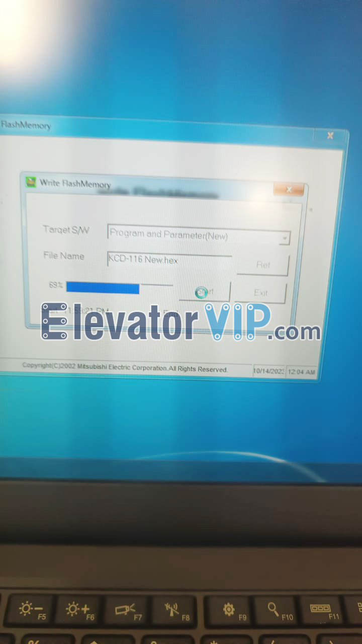 Mitsubishi Nexway Elevator Debug Tool, Mitsubishi Elevator MC Card, KCD-1161D, Flash Memory 4.0, Reading and Writing Program and Parameters of Mitsubishi Elevator Board