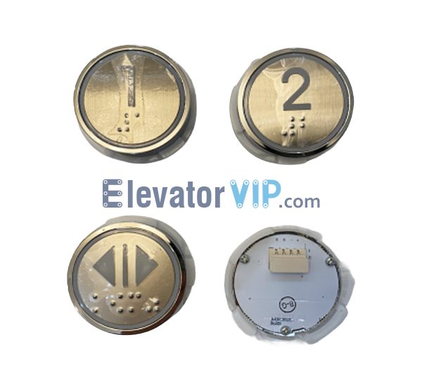 Hyundai STVF9 Elevator Push Button, A4N135161, A4J135160