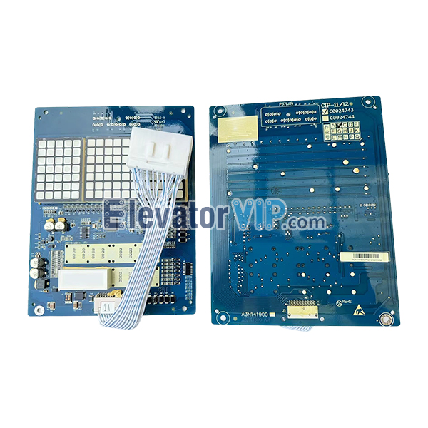 Hitachi Elevator MCA Cabin Display Board, A3N141900, CIP-11/12, C0024743, C0024744