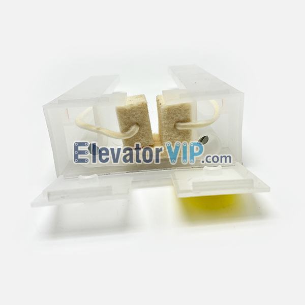 Elevator Counterweight Guide Shoe Oil Lubricator, Oil Cup, Guide Rail Oil Collector, HLP68, 52516827