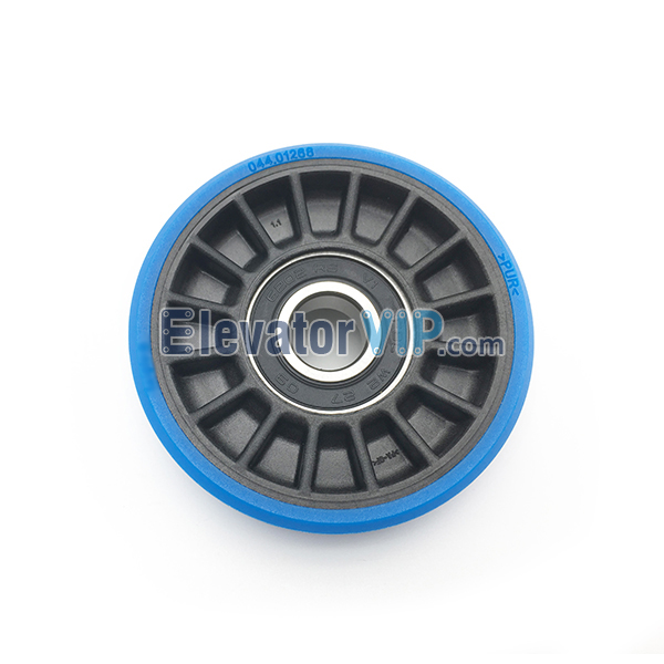 Escalator Step Roller polyurethane, PU Escalator Step Chain Roller 76.2×22×6202RS, 044.01268