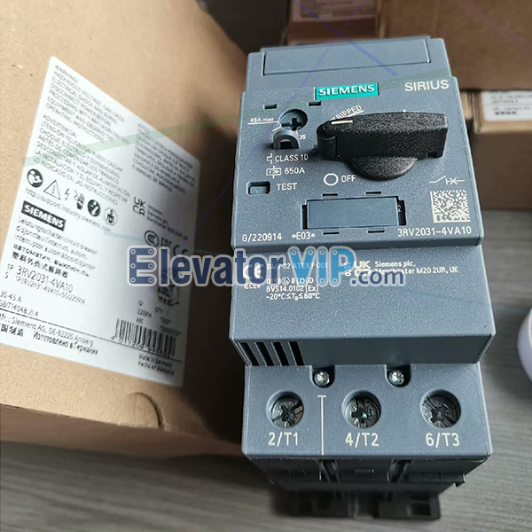 KONE Elevator Circuit Breaker, KM275176, 3RV2031-4VA10