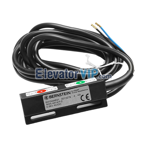 Elevator Bistable Magnetic Limit Switch Sensor, Elevator Magnetic Proximity Switch, Bernstein Limit Switch, MAK-4414-P-2, D-32457