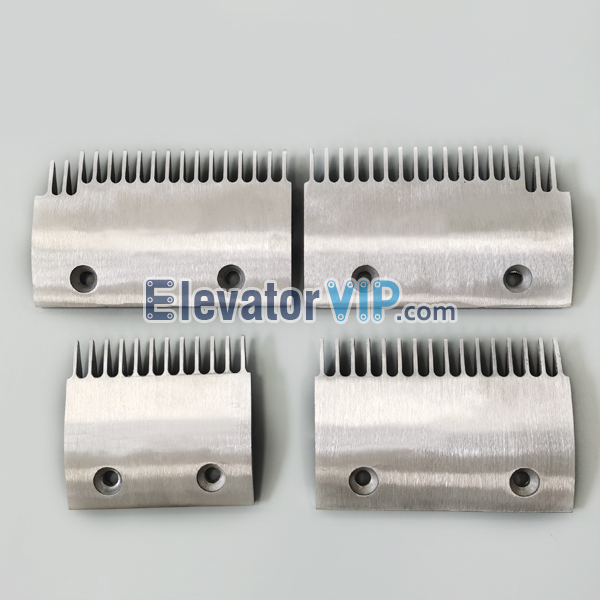 Sigma Escalator Aluminum Comb Plate, LG-Otis Escalator Comb Plate, 2L11531-L, 2L11531-R, 2L08779-M, 2L08785-M2, 2L08779, 2L08785A