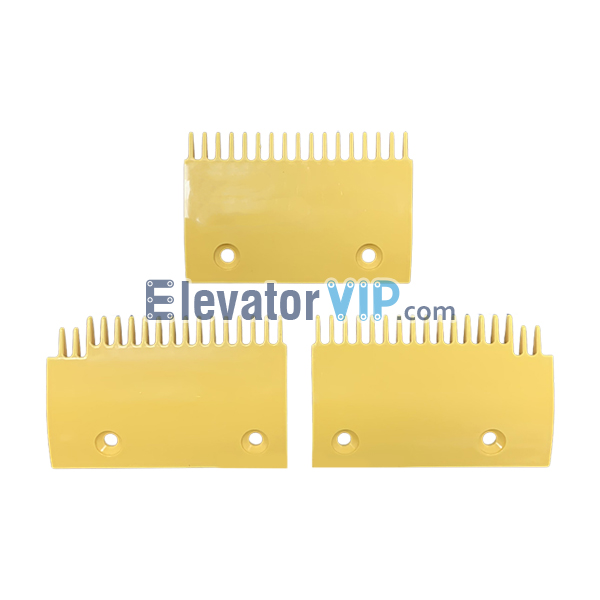 LG Sigma Escalator Yellow Comb Plate, DSA2000168-R, DSA2000169-M, DSA2000168-L