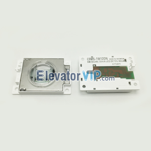 Mitsubisi Elevator Push Button, C5MS-1W12DN, C5MS-1W12D, YE604B516, YE604B495G08