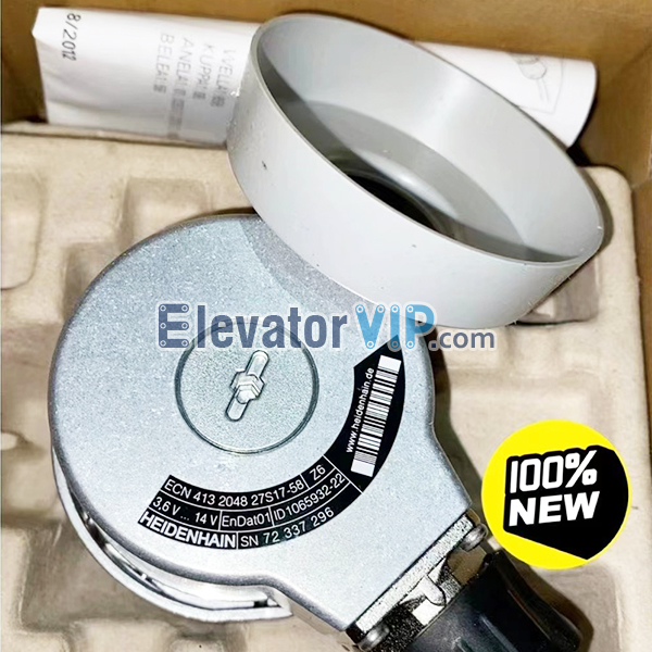 HEIDENHAIN Elevator Rotary Encoder, ECN 413 2048 27S17-58, 1065932-22