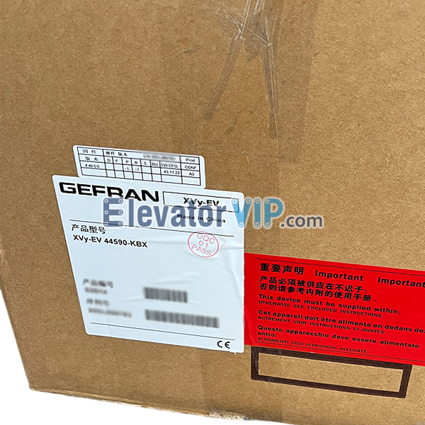 Gefran SIEI Inverter Drive, XVy-EV 44590-KBX, XVy44590-KBX