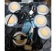 KONE Elevator Cabin Ceiling 3 LED Light Spot, KM51034257V003, EDB1886E01