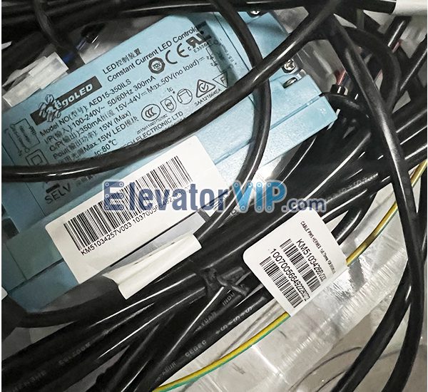 KONE Elevator Cabin Ceiling 3 LED Light Spot, KM51034257V003, EDB1886E01