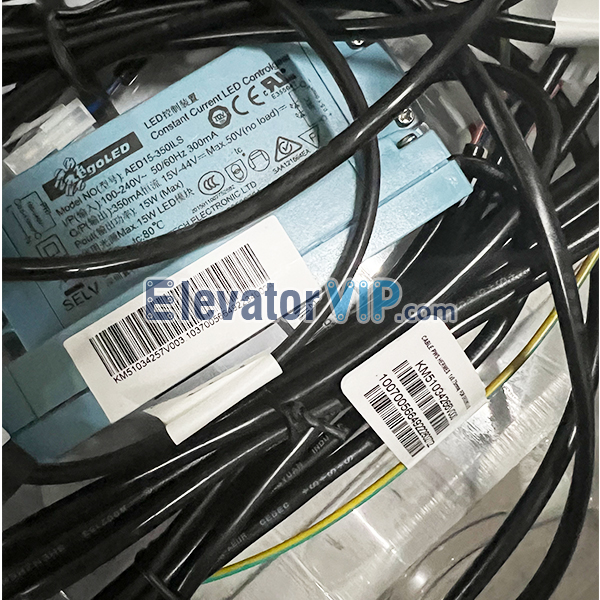 KONE Elevator Cabin Ceiling 3 LED Light Spot, KM51034257V003, EDB1886E01