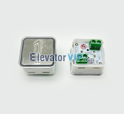 thumbnail image 2 of 10PCS OEM Elevator Push Button A4J13868 A4N13869 – DC24V Blue Light, Unbranded 2 of 5