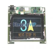 Otis 2000 Elevator Cabin LCD Display Board, FBA23600AD1, FAA23600AD1