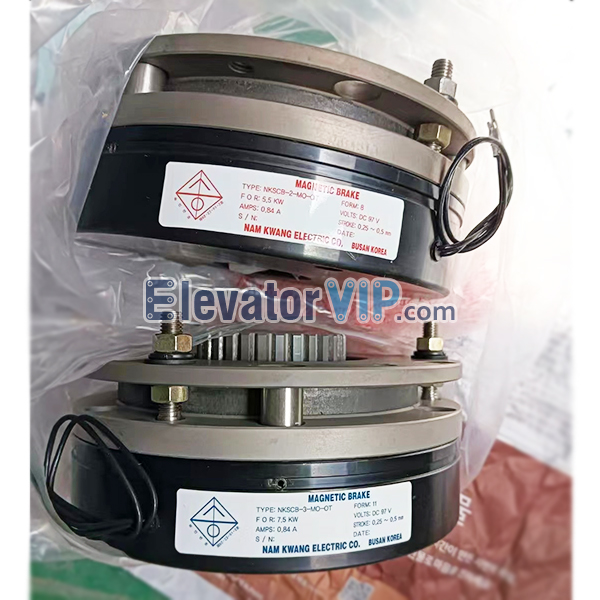 Sigma Elevator Magnetic Brake, NKSCB-2-MO-OT, NKSCB-3-MO-OT