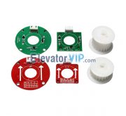 Elevator Door Motor Encoder Circular, Squared Elevator Door Motor Encoder, CIR-CODER-A, CODER-A