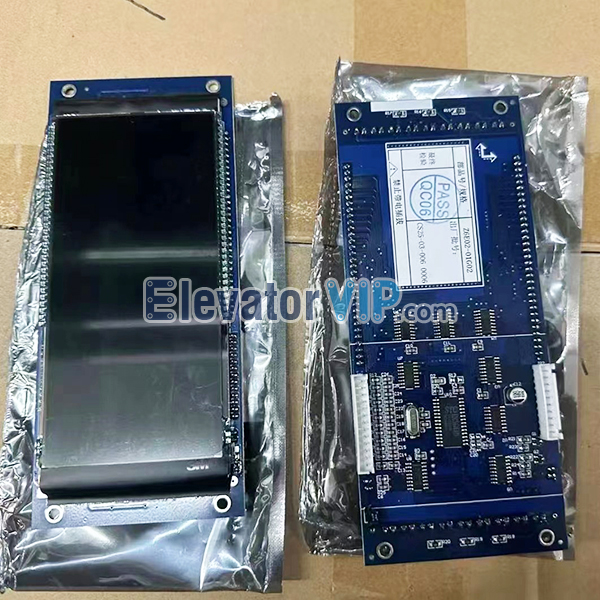 Mitsubishi Elevator LCD Display Board, Z6E02-01G02, Z6E02-01G01