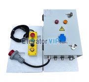 Rope Suspended Hoist Control Cabinet and Operating Handle, Elevator Electric Steel Wire Rope Suspended Hoist, DTH1000/OT