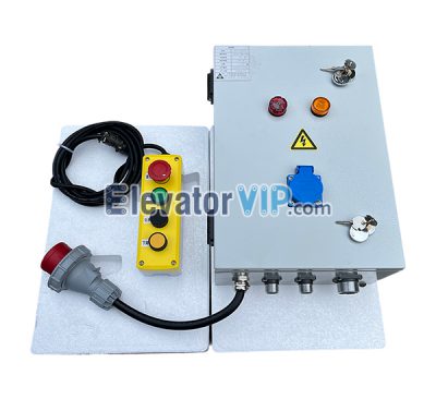 Rope Suspended Hoist Control Cabinet and Operating Handle, Elevator Electric Steel Wire Rope Suspended Hoist, DTH1000/OT